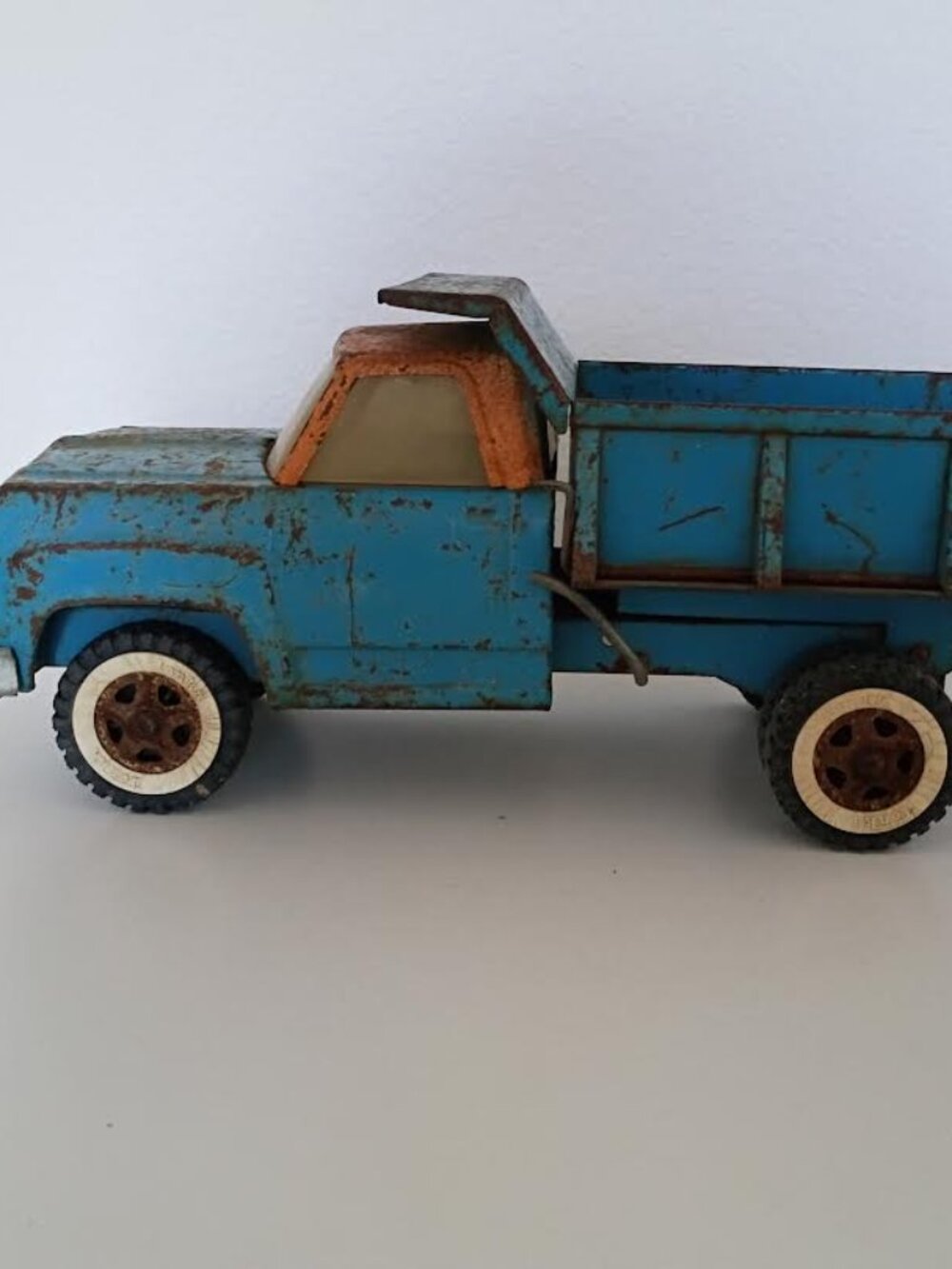 VINTAGE TONKA METAL STEEL DUMP TRUCK #13190 BLUE HYDRAULIC RESTORATION PROJECT